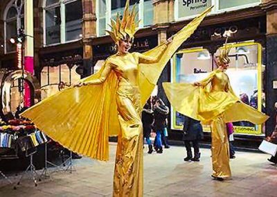 Golden Stiltwalkers