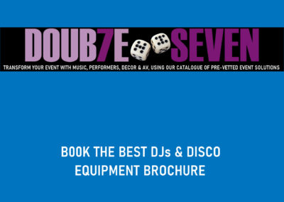 Book the best DJs & disco equipment brochure
